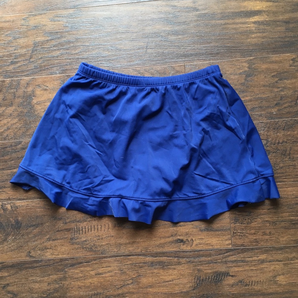 Blue tennis skirt